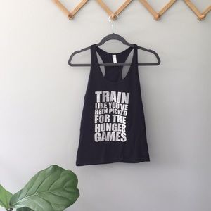 Racerback workout tank